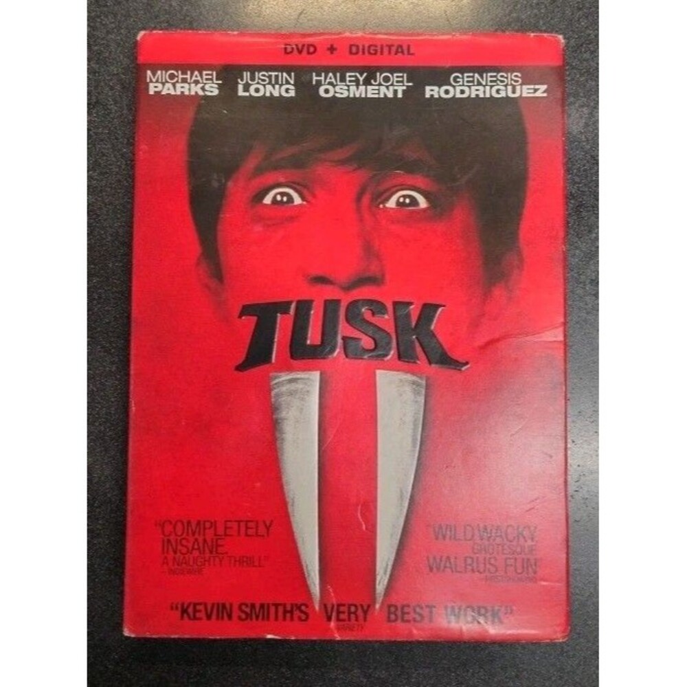 Tusk (DVD, 2014, Region 1) With Slipcover Pre Owned DVD + Digital - Widescreen..